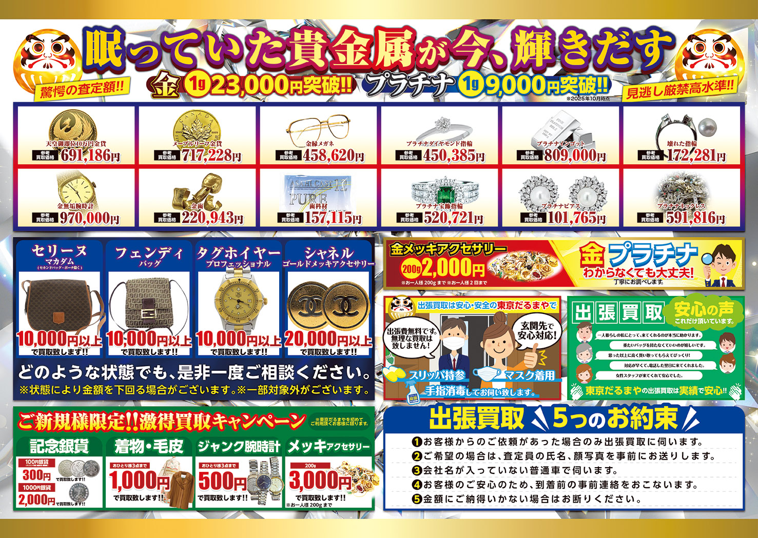 東京だるまや 12月チラシ